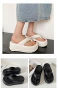 Chanclas de plataforma EVA para mujer, Sandalias de tacón cómodas, informales, para la playa, novedad de verano, 2023 - details 1