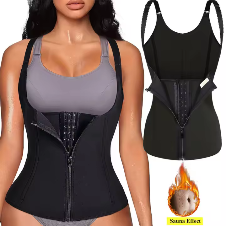 FOCANO-ropa moldeadora de barriga para mujer, corsé de cintura alta sin costuras, talla grande - 1