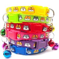 Parche colorido de dibujos animados para perro y gato, Collar con campana, cubierta para el cuello, regalo para mascota, 1 ud. - details 2