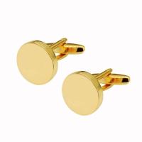 Gemelos innovadores de alta calidad con diseño suave dibujado con láser de acero inoxidable, joyería comercial para bodas - details 12