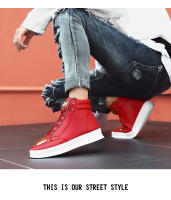 Zapatillas altas de marca para hombre, zapatos deportivos con plataforma de leopardo, zapatos de entrenamientos deportivos, zapatos de Skate informales, zapatos deportivos de tenis a la moda para niños - details 13
