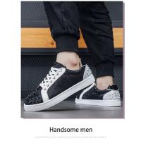 Zapatos Casuales De Placa Remachada Para Hombre, Transpirables Y Cómodos Zapatos Deportivos De Exterior, Zapatos Deportivos De Moda. - details 12