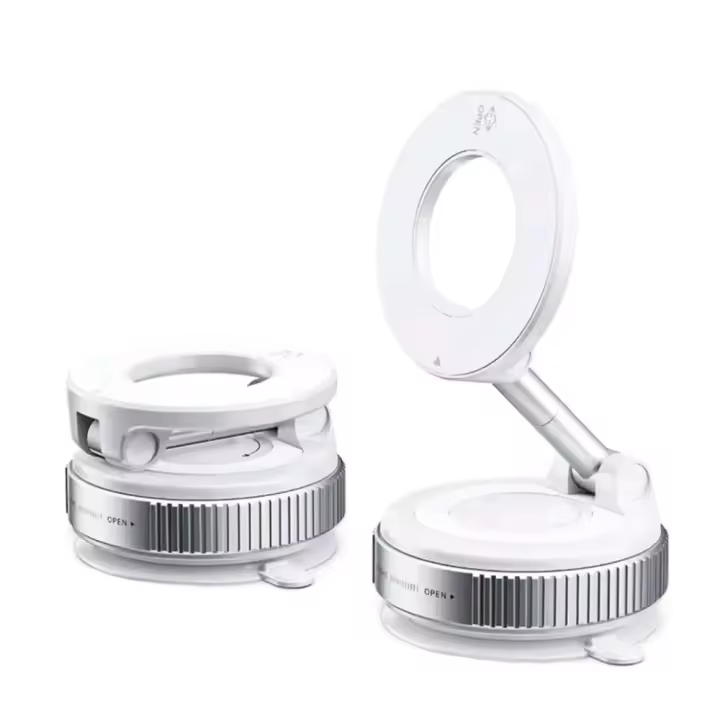 Soporte magnético para teléfono de coche, ventosa de vacío, soporte de adsorción, soporte de navegación automática plegable 360 °   Rotación - 1