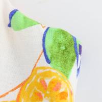 TRAFZA Midi-vestido sin mangas con estampado de frutas para Mujer, elegante vestido informal con dobladillo y Espalda descubierta, moda de verano - details 8