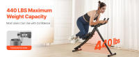 SucceBuy AB Máquina de entrenamiento, entrenador de núcleo y abdominales con capacidad de 440 libras, equipo de entrenamiento de fuerza ajustable plegable para gimnasio en casa - details 1
