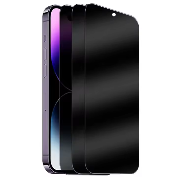 Protector de Pantalla Antispia de Cubierta Completa para iPhone 11 12 13 PRO MAX Vidrio de Privacidad para iPhone 14 Pro 8 Plus XS Max XR Vidrio Templado - 1