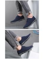 Zapatos casuales de hombre estilo brogue de moda, talla grande, bajos, esmerilados, de gamuza, estilo británico, 2025 - details 3