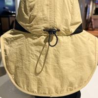 Chal de ala ancha protección del cuello gorra para el sol protección solar gorra de cubo sombrilla sombrero cuello cubierta de oreja visera hombres sombrero de pescador escalada - details 4