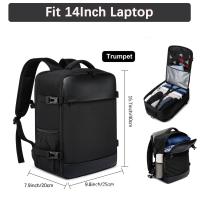 Mochila de viaje para hombre, Mochila impermeable para deportes al aire libre con carga USB, 40x20x25 - details 8
