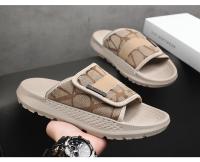 Zapatillas para hombre, zapatos informales de verano para la playa al aire libre, sandalias para caminar, cómodas, ligeras, de lujo, de diseñador, de cuero, a la moda - details 14