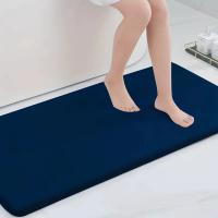 Alfombrilla de baño de gran tamaño, alfombra de baño en forma de U, absorbente de agua y antideslizante, decoración del hogar - details 0