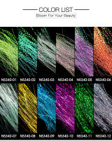 NAILWIND-seda fluorescente para decoración de uñas, purpurina, diamantes de imitación brillantes, accesorios de decoración de uñas falsas, herramienta - details 1