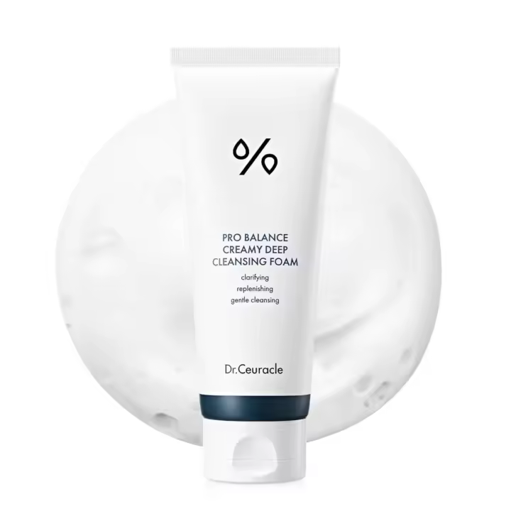 Dr.Ceuracle Pro Espuma de limpieza profunda cremosa (150 ml / 5,07 fl. oz.) - Limpiador facial hidratante diario coreano con 6 probióticos para - 1
