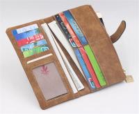 Cartera larga de diseñador de lujo para mujer, bolso de mano con múltiples posiciones, monedero multifunción, tarjetero - details 21