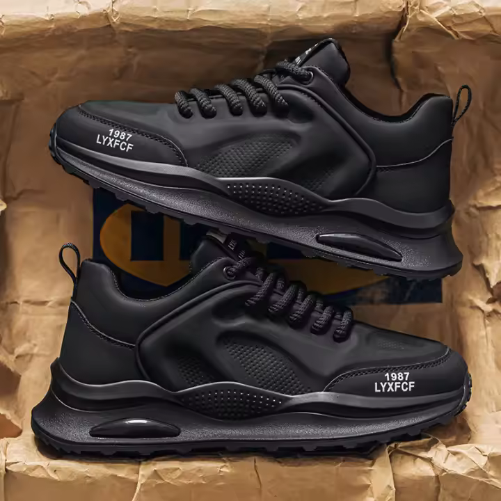 Zapatos de hombre 2025 primavera nuevos zapatos de suela suave de suela baja transpirable zapatos deportivos de moda casual para hombres versátiles que combinan con el color de los hombres - 1