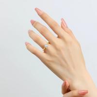 Anillo de Oro 18K Certificado Moissanita de 6.5mm Estilo Solitario con 6 Garras para Mujeres - details 3