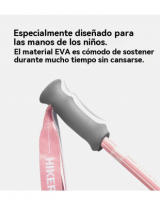 Bastones senderismo niños bastones trekking exterior aleación aluminio ultraligero telescópico escalada senderismo bastón - details 6