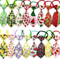 50pcs Corbata de Perro con Patrón de Fruta Collar con Lazo para Cachorros Pequeños - details 7