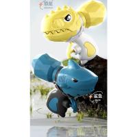 Tiburón dinosaurio de verano, juego al aire libre para padres e hijos, juguete interactivo, Mini pistola de agua para niños y niñas para tener peleas en el agua - details 2