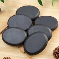 Piedra de Spa Caliente Natural 1PC Herramientas de Cuidado Masaje Alivio del Dolor Espalda Terapia con Piedra de Basalto - details 1