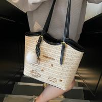 Bolso tejido informal para vacaciones en la playa de verano para mujer, bolso versátil para las axilas para ir de compras y viajar, 2025 - details 21