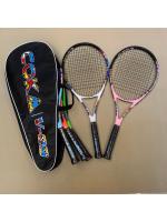 Juego de raqueta de tenis para niños y jóvenes, raqueta de tenis para adultos de aleación de aluminio para entrenamiento principiante para estudiantes universitarios - details 14