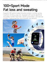 Reloj mujer inteligente Bluetooth llamadas Fitness ritmo cardíaco exterior deporte hombre reloj - details 15