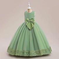 Elegante Vestido de Princesa con Lentejuelas de Esponja Vestido de Fiesta para Niñas en Rosa para Bodas y Graduaciones - details 5