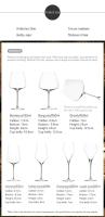Copa de vino hecha a mano de cristal para banquete de lujo, copa clásica de estilo Zalto perfecta, extremadamente fina, maestra - details 1