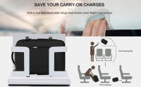 Mochila de Viaje Cabina Avion Easyjet, Bolsos de Viaje, Equipaje de Mano, Maleta portátil - details 3