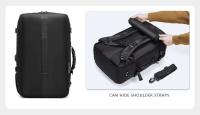 Nuevo Bolso de nailon para ordenador portátil con zapatero, mochila impermeable para viajes de montaña para hombre - details 9