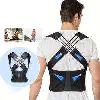 Corrector De Postura Cinturón De Apoyo Completo Ajustable Para Hombres Y Mujeres Mejora La Postura De Hombros Y Espalda - details 3