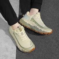 Zapatillas para correr de rebote transpirables para hombre, zapatillas antideslizantes con amortiguación para exteriores, zapatillas para correr con parte inferior gruesa, zapatillas para parejas - details 14