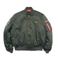DAFEILI Vintage hombres Casual impermeable chaquetas de aviador moda de invierno abrigo grueso militar táctico Outwear - details 0