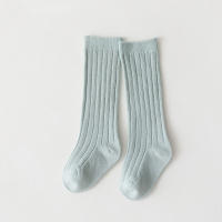 Calcetines Altos hasta la Rodilla para Niños Algodón Transpirable a Rayas - details 9