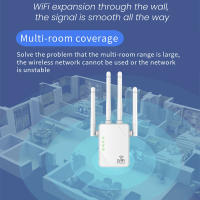 AMPLIFICADOR DE enrutador WiFi de 1200Mbps, extensor de señal 5G, amplificador de red, repetidor inalámbrico de largo alcance para el hogar y la Oficina, nuevo - details 3