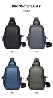 Bolsa de mensajero de hombro Bolsa de pecho impermeable de moda ligera Bolsa de pecho informal Commuter - details 23