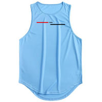 Muscleguys-Camiseta sin mangas de malla para hombre, Camiseta holgada transpirable para entrenamiento de trotar, Verano - details 15