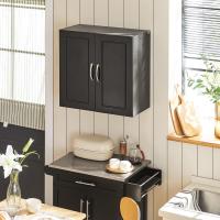 Armario Auxiliar Multiusos de Pared Mueble Baño Colgar Armario Suspendido con 2 Puertas Blanco 60 x 30 x 60 cm - details 18