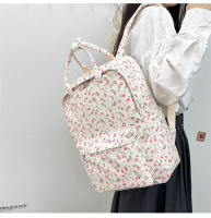 Mochila escolar fresca para mujer, literaria y artística, versátil, con flores informales, para niña y estudiante, novedad de 2024 - details 15