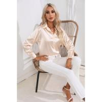 Camisa de satén para mujer, blusa de manga larga, nuevo estilo primavera/verano, ropa de mujer - details 63