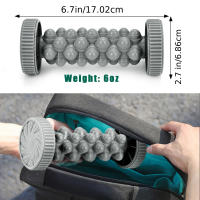 Rodillo de masaje de pies de silicona rosa de lujo: soporte manual para el arco, superficie texturizada para entusiastas del yoga y el fitness, ideal para mejorar la circulación y aliviar los músculos, diseño portátil con asas de fácil agarre, herramienta - details 4