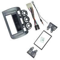 Fascia de Radio de coche para Honda Fit Jazz City LHD One Din Dvd estéreo Cd Panel de montaje Kit de instalación embellecedor marco bisel - details 0