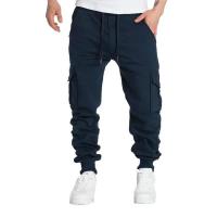 Pantalones de Workout Sueltos para Hombres Pantalones Cargo con Múltiples Bolsillos y Cordón - details 11