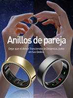 Anillo Inteligente SANLEPUS R10 - Monitor de Salud para Frecuencia Cardíaca + Oxígeno en Sangre |   Carga inalámbrica, 5ATM y batería con autonomía de 7 días |   Parejas, Deportes y Salud General - details 1