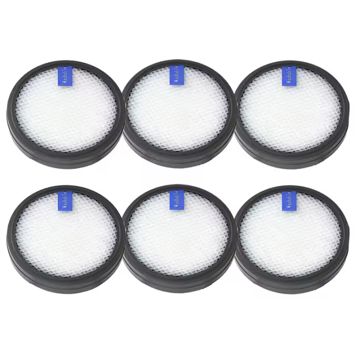 Filtro lavable de 6 piezas para PRETTYCARE W200, W300, W400, repuestos para aspiradora inalámbrica, accesorios - 1