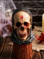 Estatua de Calavera de Resina Estilo Gótico Adorno de Fiesta de Halloween para Decoración del Hogar - details 2
