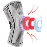 Rodilleras de silicona de alta elasticidad, rodilleras deportivas transpirables con soporte para codo, rodilleras de compresión con absorción de sudor, rodilleras para Yoga, 1 par - details 10