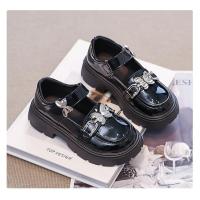 Mary Janes-zapatos de cuero con hebilla de mariposa de Metal para niños, calzado de moda clásica para niñas medianas y grandes, primavera y otoño, novedad de 2024 - details 2