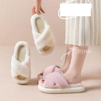 Pantuflas De Lujo Para Mujer Invierno Comodidad Casual Plush Talla Grande Zapatillas De Interior Con Plataforma Moda Designer - details 8